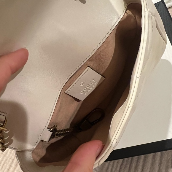 GG MARMONT LEATHER SUPER MINI BAG - Picture 7 of 10